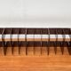 Mid-century Swedish space age magazine and vinyl rack by Sven-Eric Juhlin for Gustavsberg, 1960s, set of 5.