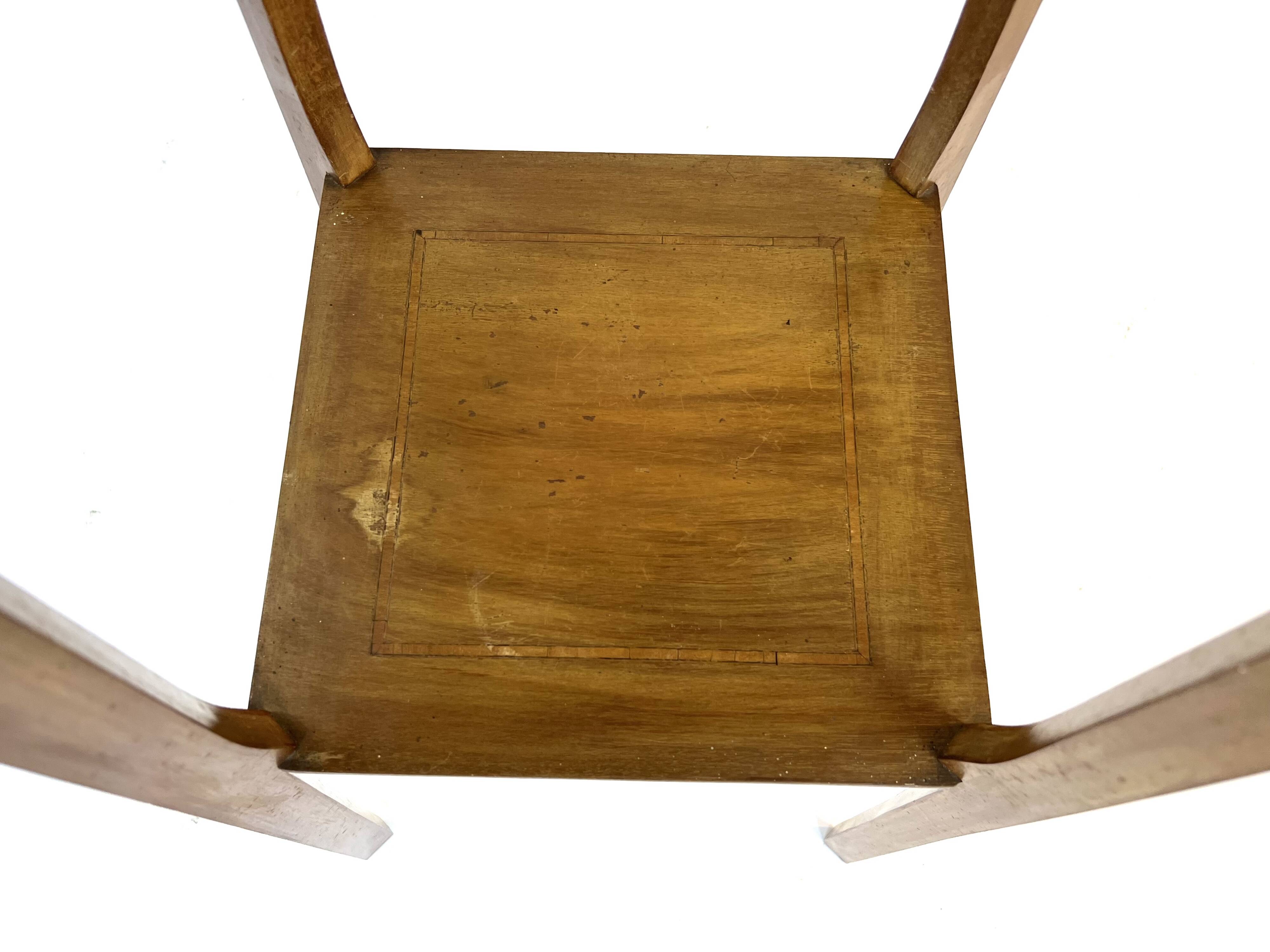 Large wooden pedestal table