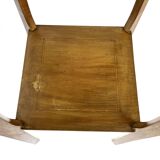 Large wooden pedestal table