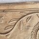18th century carved wooden plaque bas-relief panel