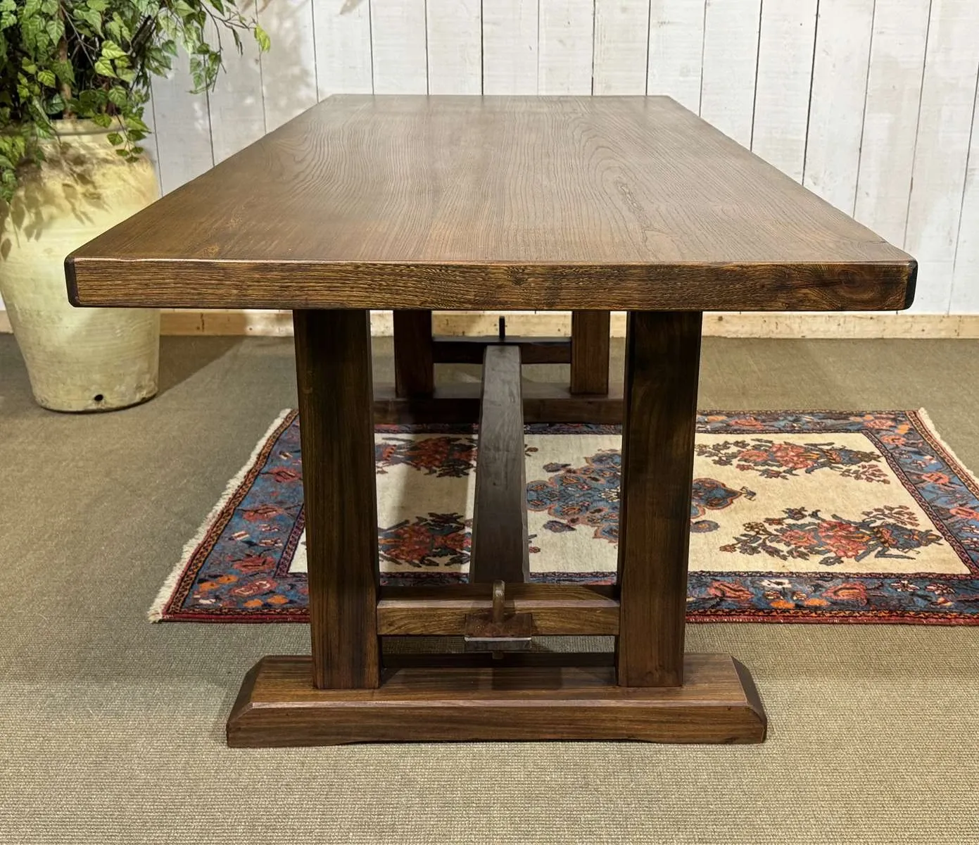 1970s elm monastery-style table