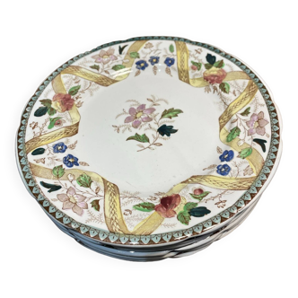 Antique dessert plate Saint-Amand