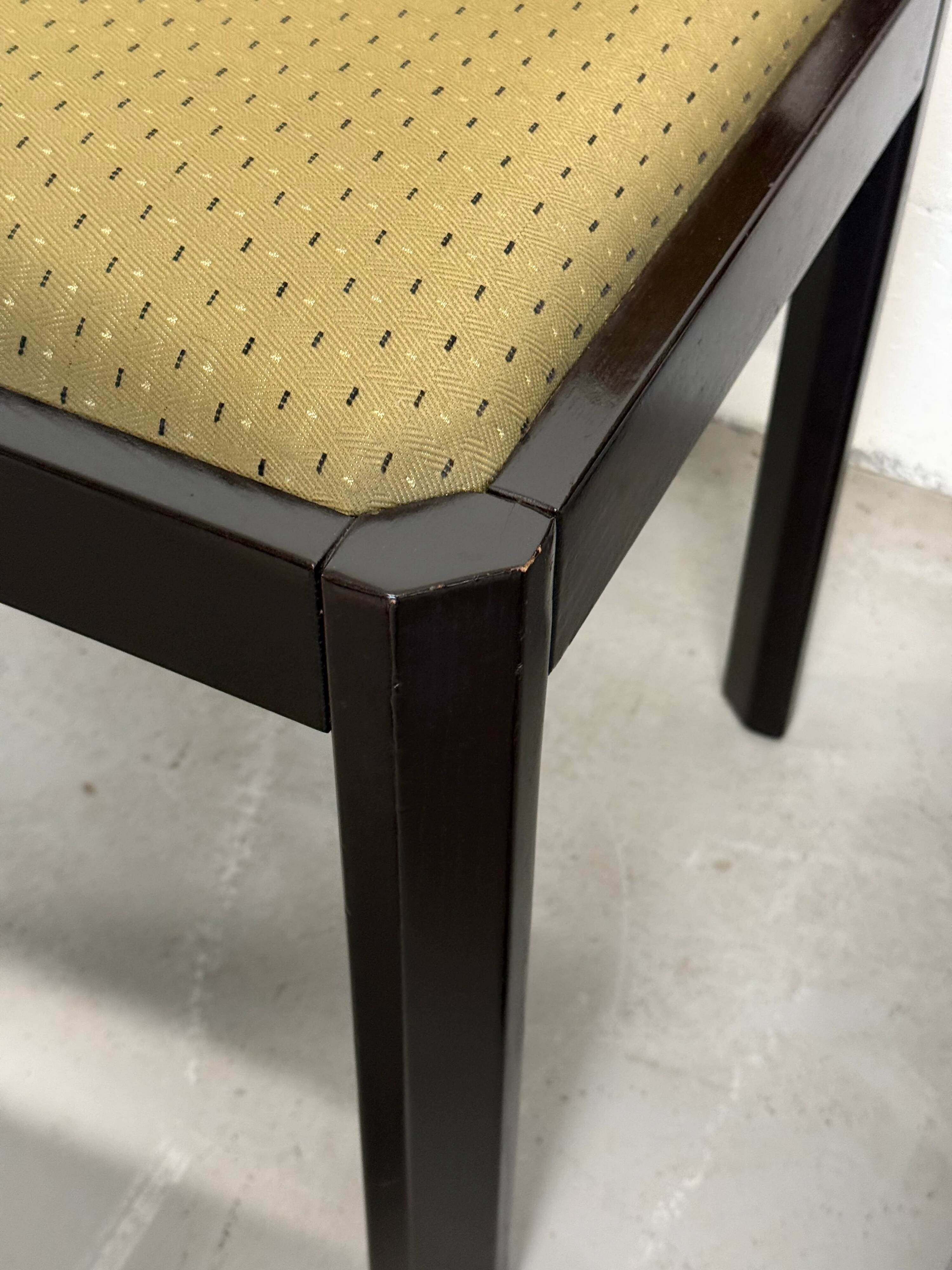 Ensemble de 6 chaises de salle à manger italiennes vintage
