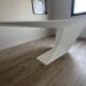 White lacquered desk model Furtif by Daniel Rode for Roche Bobois
