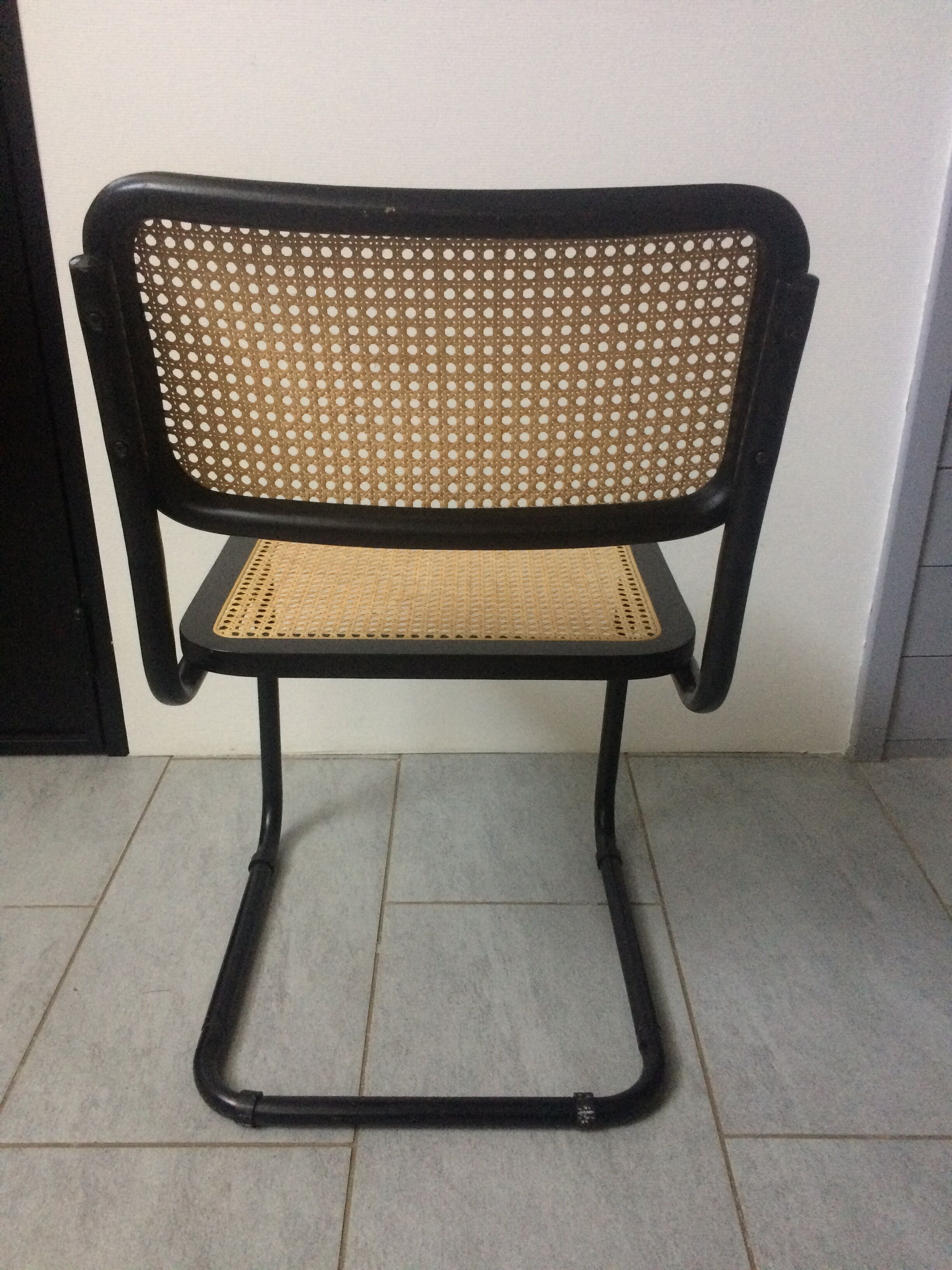 Series of 3 chairs B32 by Marcel Breuer