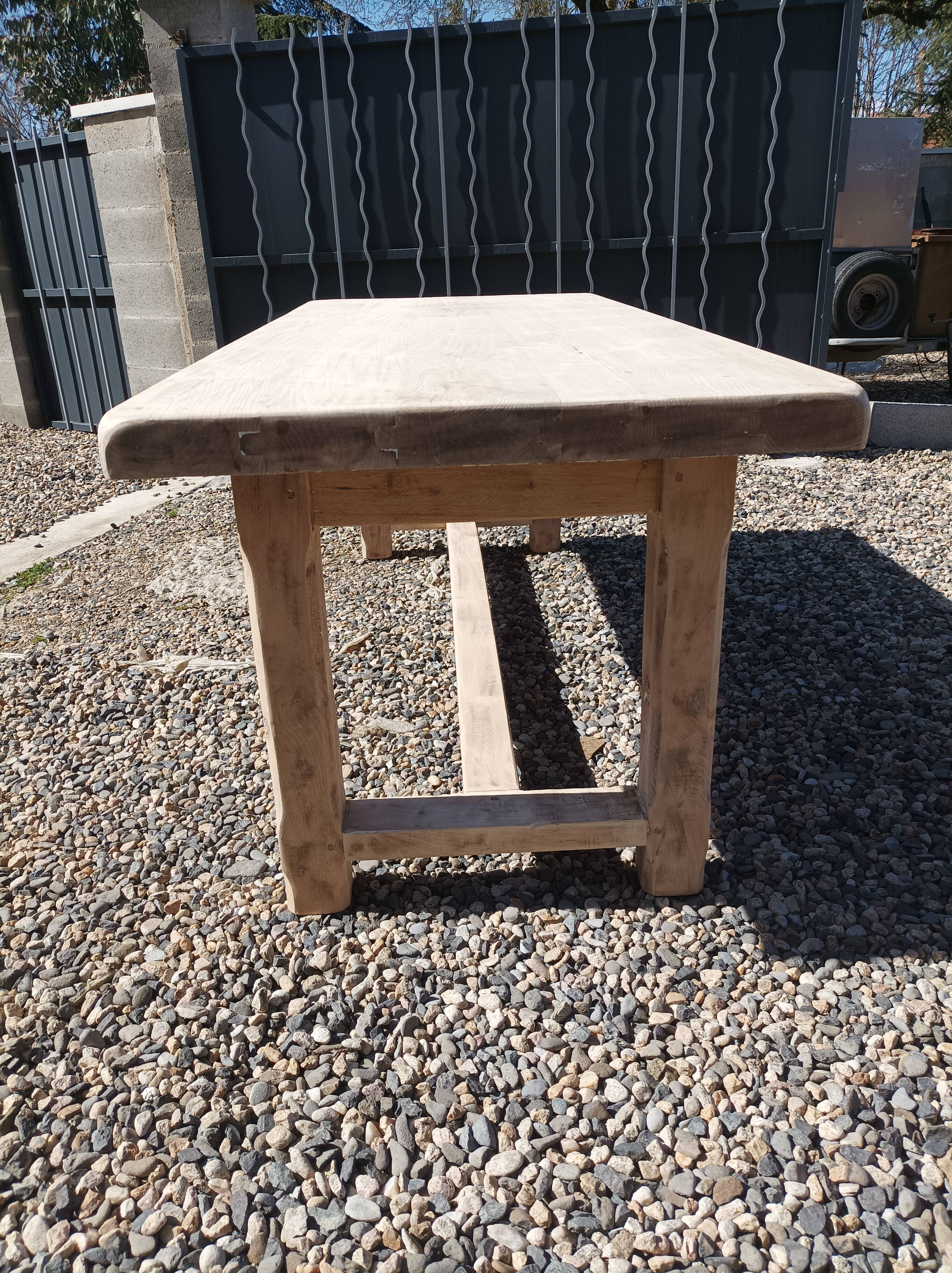 Beech farmhouse table
