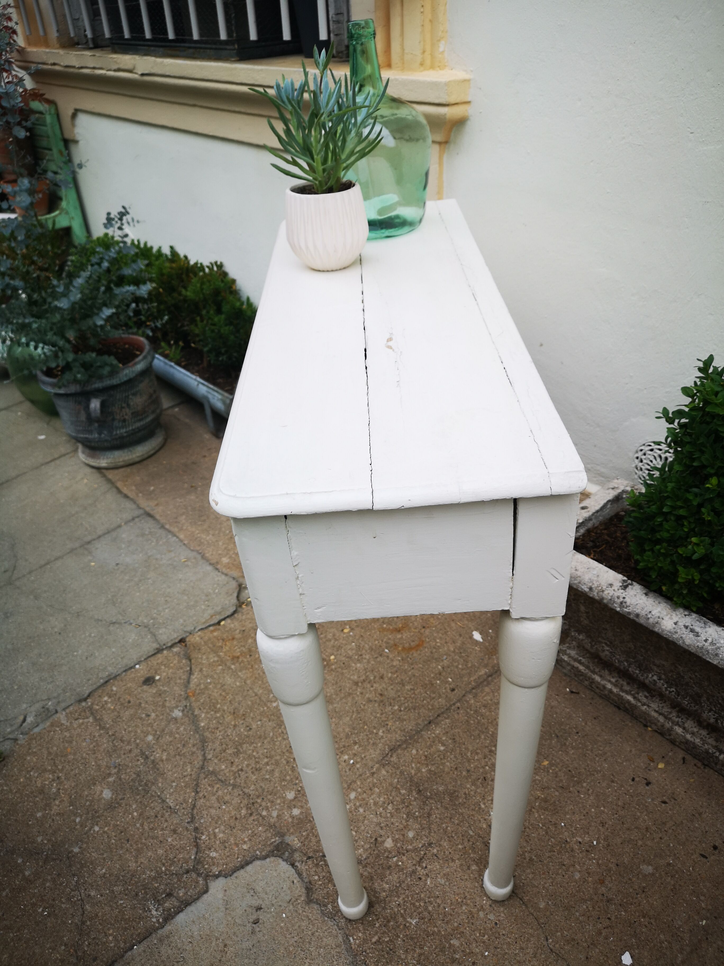 Vintage wooden console