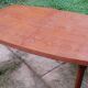 Oval dining table + extension in vintage Scandinavian style