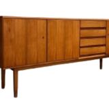 Scandinavian vintage teak sideboard, Danish sideboard