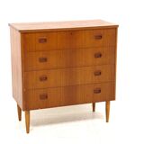 Commode scandinave en teck, Suède, 1960