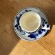 Tasse à café et soucoupe en Delft Blue peintes à la main