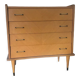 60s chest of drawers, compass feet