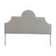 Tête de lit en tissu bouclette beige