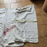 Set of 5 bags of old flour