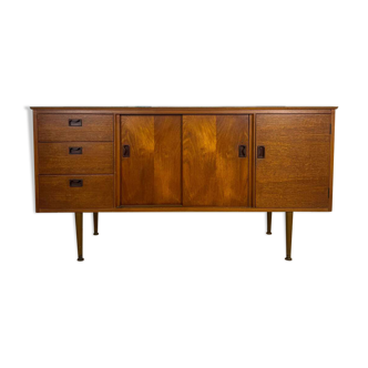 Danish teak sideboard – Mid-century credenza from the 1960s