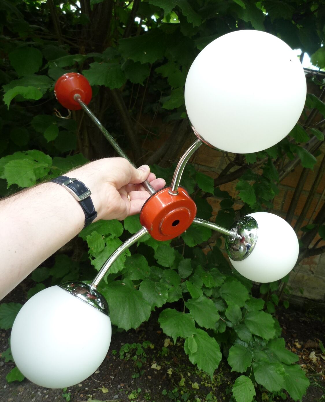 Suspension 3 lights, vintage 60's