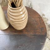 19th century oak pedestal console