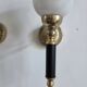 Pair of torch wall lights, 50-60