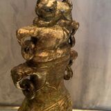 Covered vase in hard stone carved China