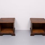 Oak Night Stands 1940s Holland