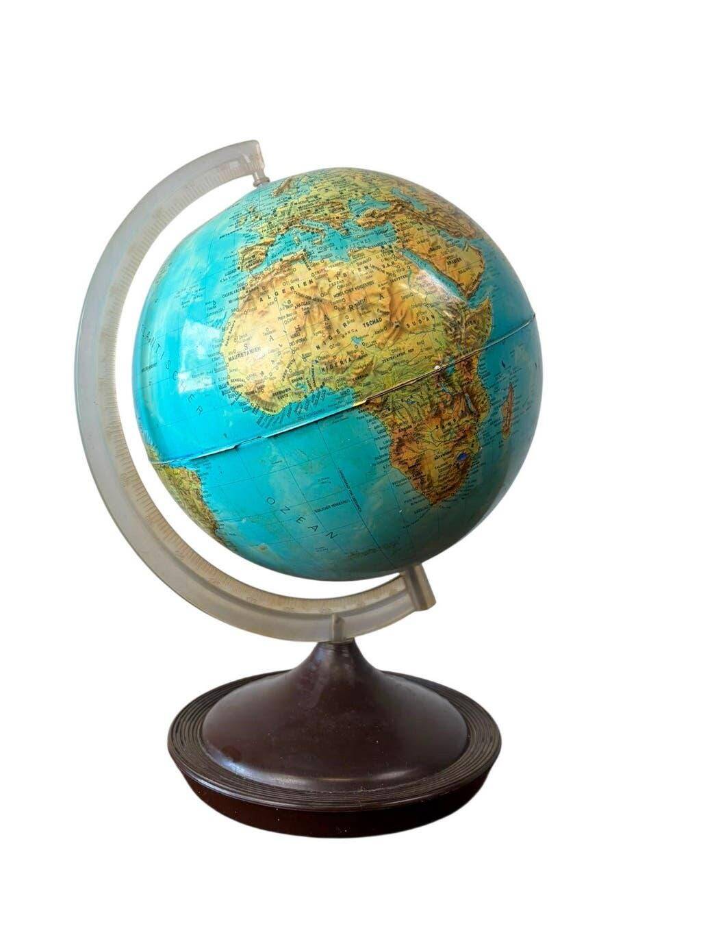 Small vintage globe / globe / decoration