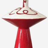 Italian design ceramic vase 1970