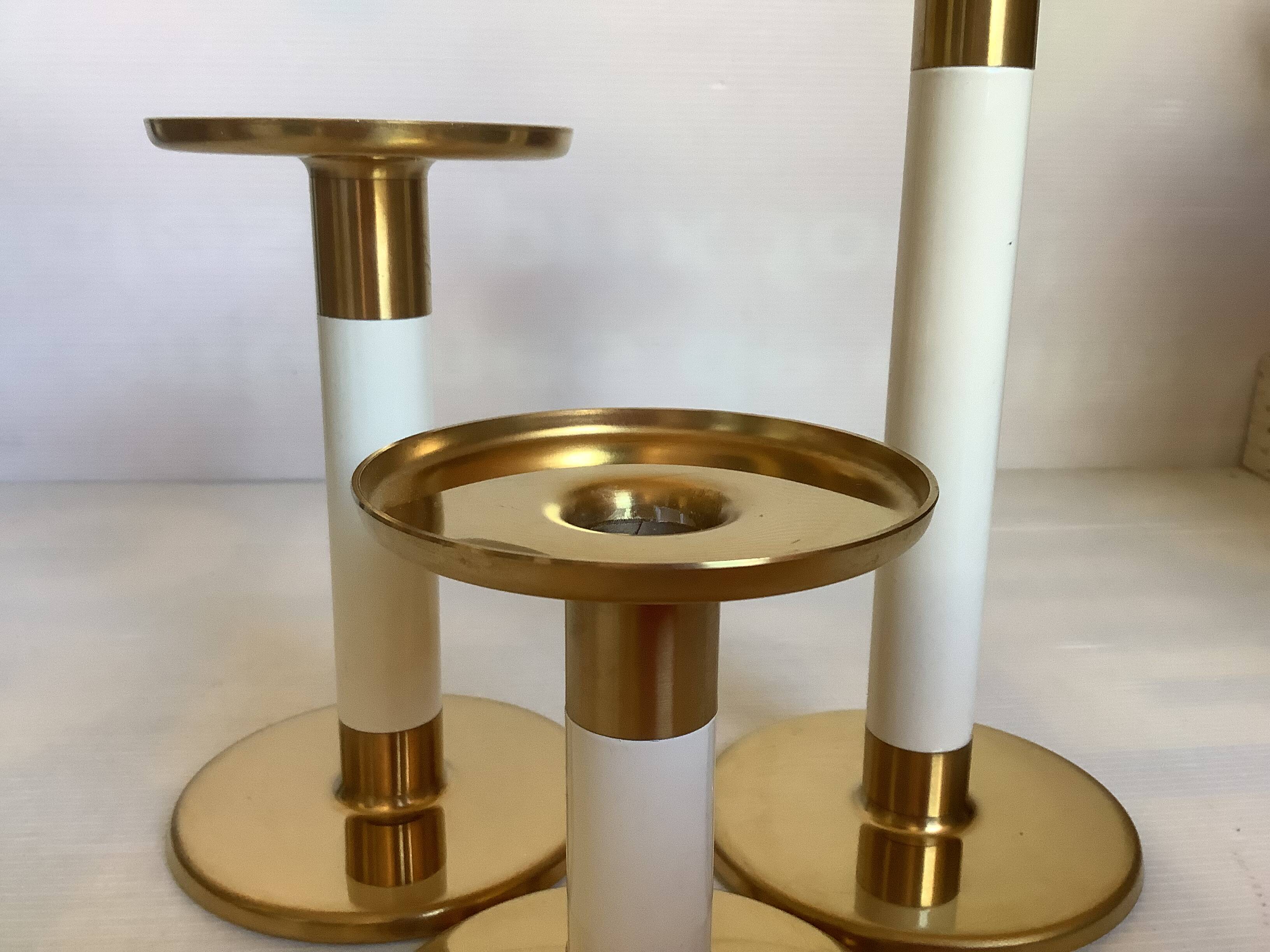 Trio de bougeoirs design Ingegerd Raman scandinave