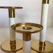 Design trio of candle holders Ingegerd Råman Scandinavian