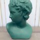 Original painted plaster bust