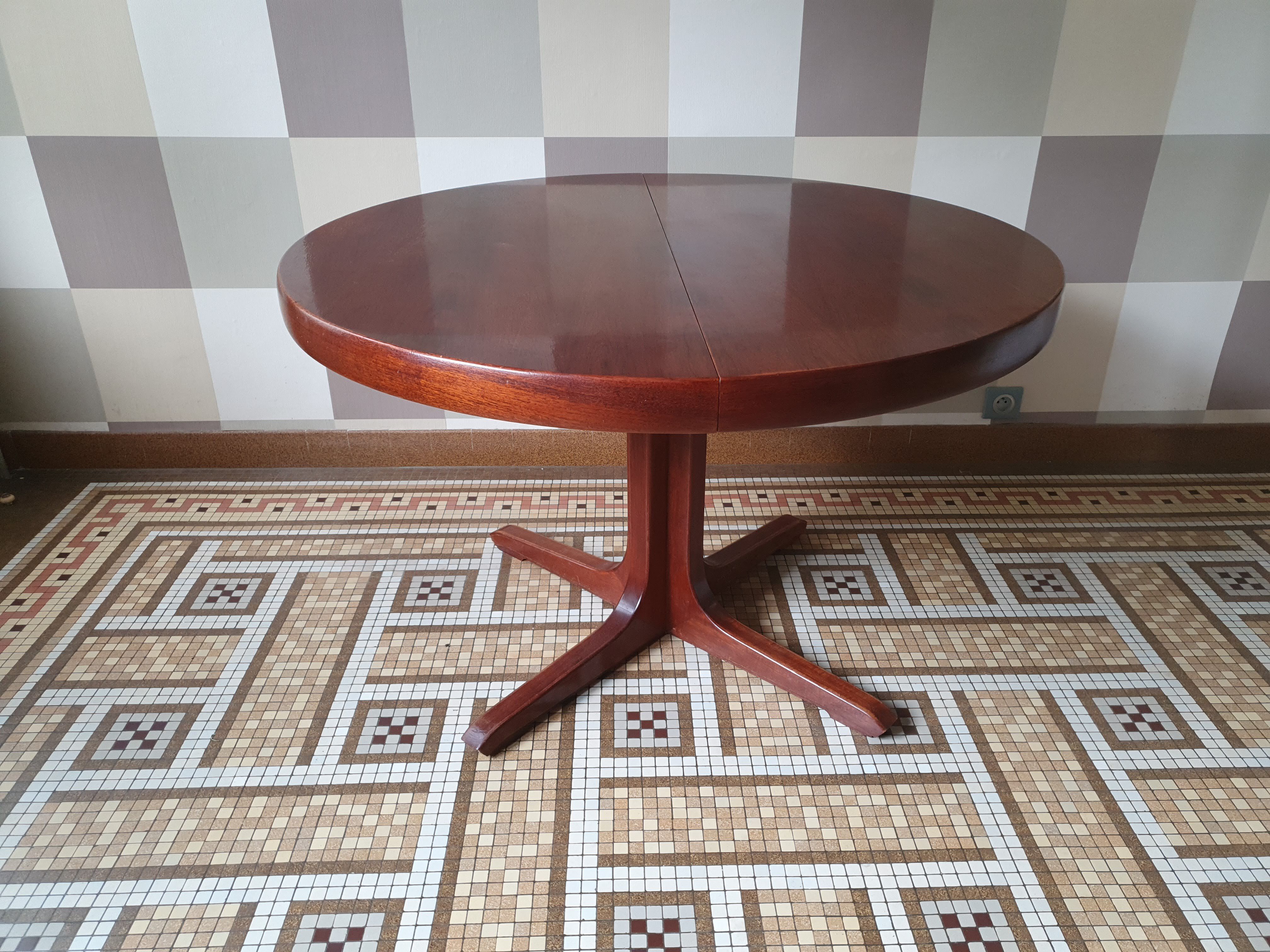 Baumann table with extension 60s/70s