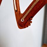 Scandinavian design teak scissor wall light, 1960s
