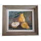 Tableau nature morte poires