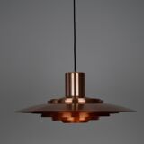 Danish vintage pendant lamp P376 by Fabricius and Kastholm, Nordisk Solar,