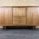 1960s 1970s Teak Sideboard Highboard by H.W. Klein for Bramin Denmark