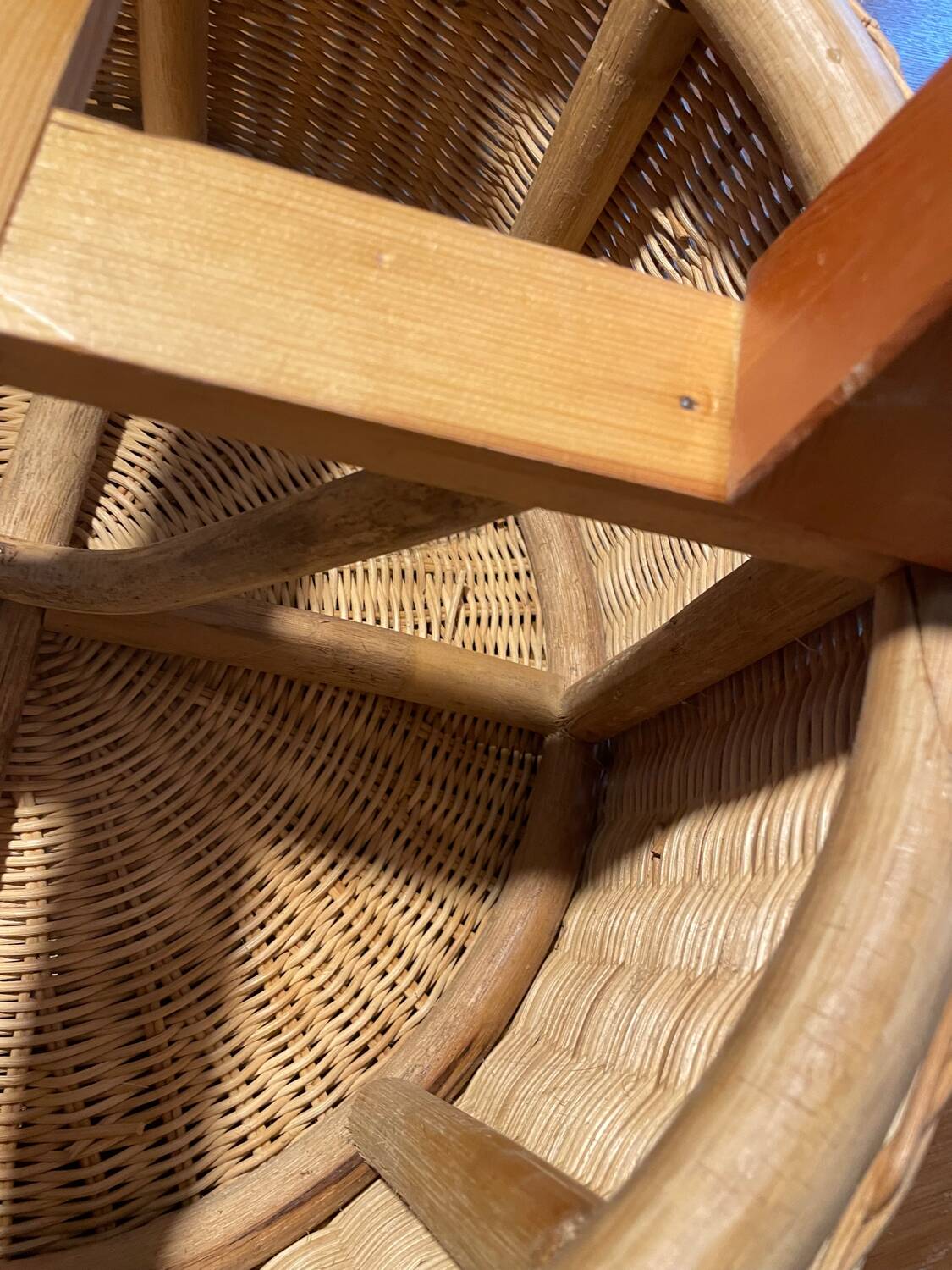 IKEA Dalby rattan stool