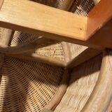 IKEA Dalby rattan stool