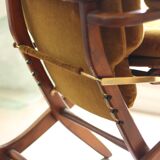 Folding recliner armchair