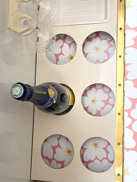 Bar 60s/70s flowers