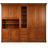 Solid wood bookshelf