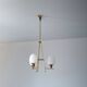 1950s Italian Three-Light Chandelier, Attributed to Stilnovo
