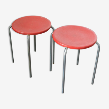 Pair of stools, Pierre Guariche for Meurop 1960s