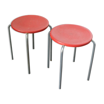 Pair of stools, Pierre Guariche for Meurop 1960s