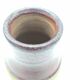 Swedish vase in pistachio sandstone and ox blood