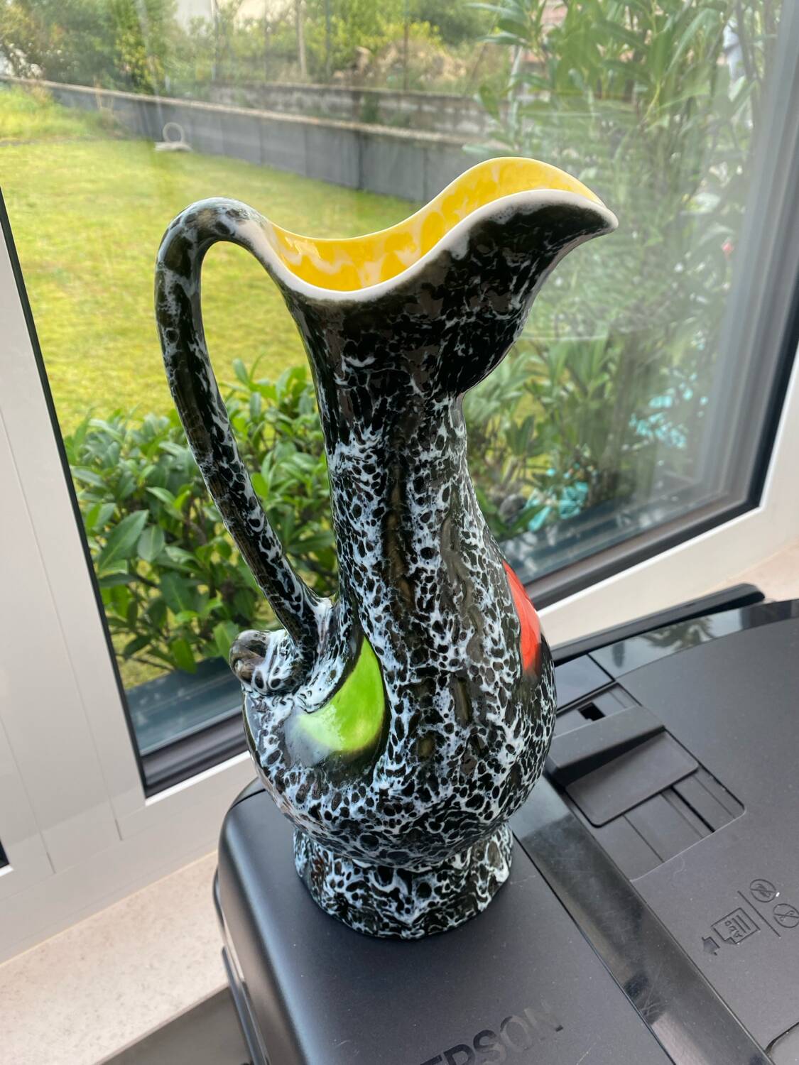 Large Vintage Pitcher 50-60 Vallauris by Auguste Lucchesi known as Luc