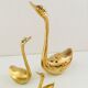 Vintage brass swan lot