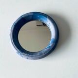 Round ceramic wall mirror