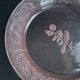 Hollow serving dish – molded pink crystal – sweden