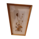 Frame dried flowers