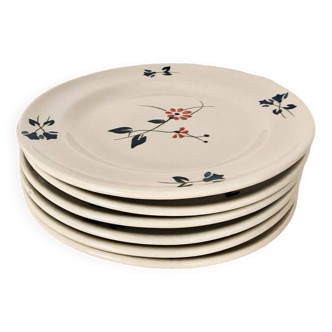 Assiettes en grès
