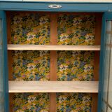 Glass-glazed Parisian wardrobe 1950